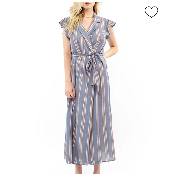 . Nwt The Wrap Maxi Dress by Saltwater Luxe - Picture 1 of 4